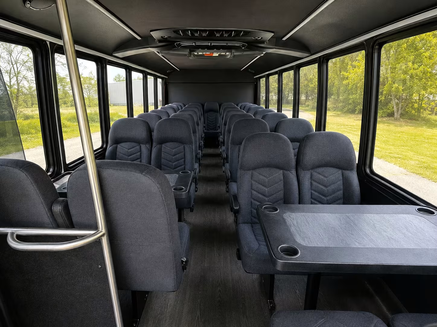 15 passenger minibus interior