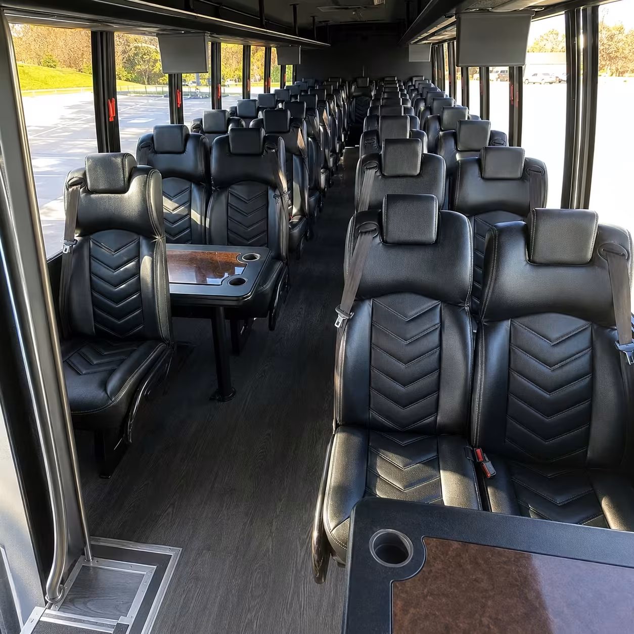 28 passenger minibus inside