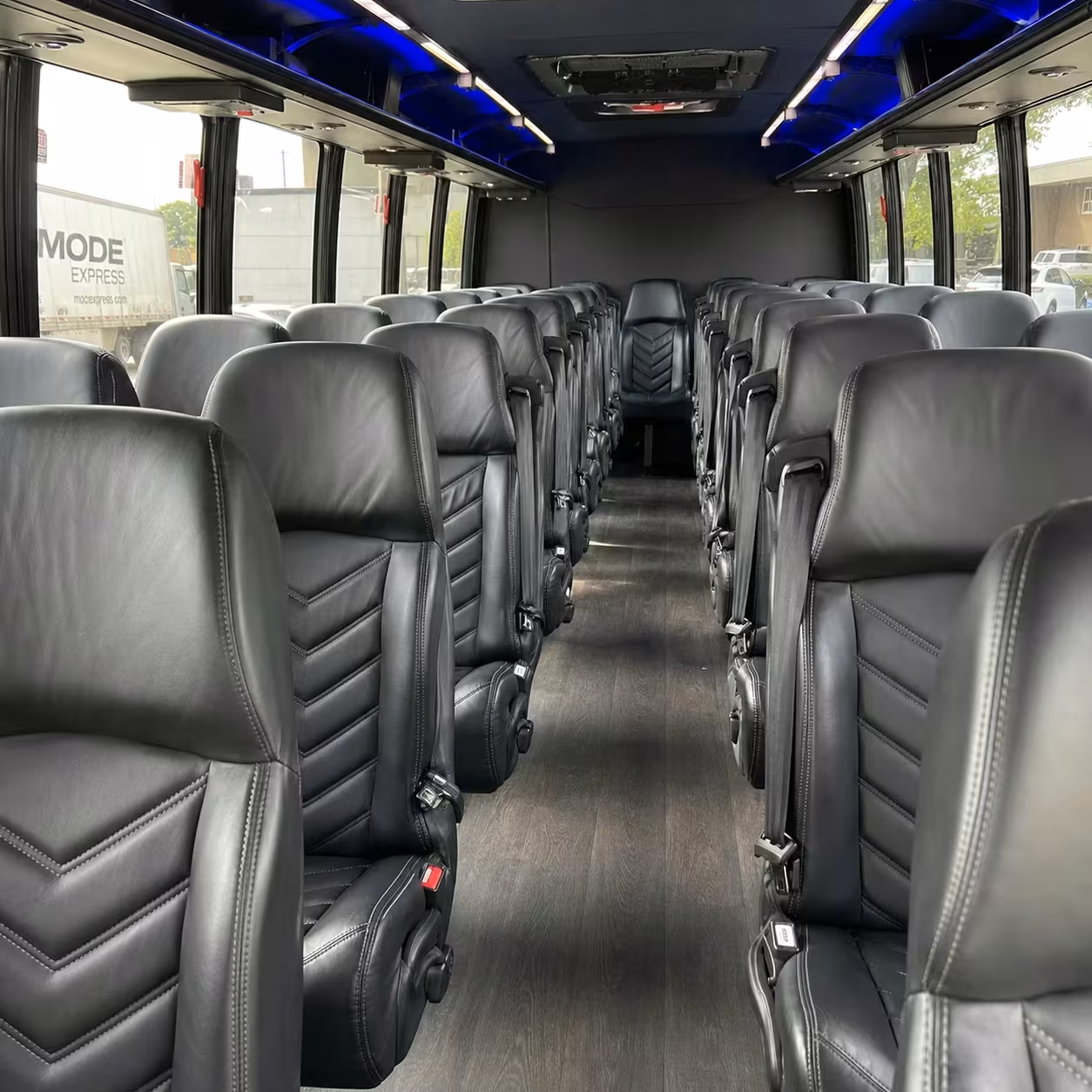 30 passenger minibus interior