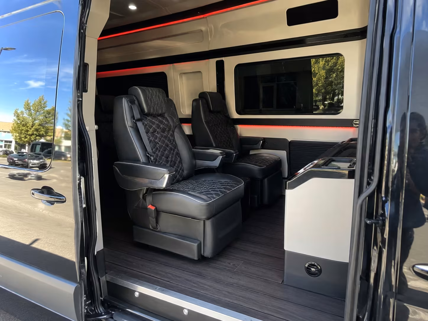 sprinter van with driver interior